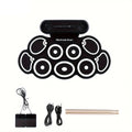 Electronic Drum Set with 9 Pads & Speakers