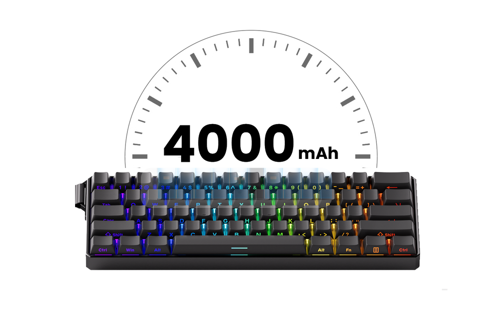 Akko MonsGeek FUN60 Mechanical Keyboard Magnetic Switch 60% Gaming Keyboards Rapid Trigger 0.01mm 8K ARGB HE/TMR Custom Keyboard