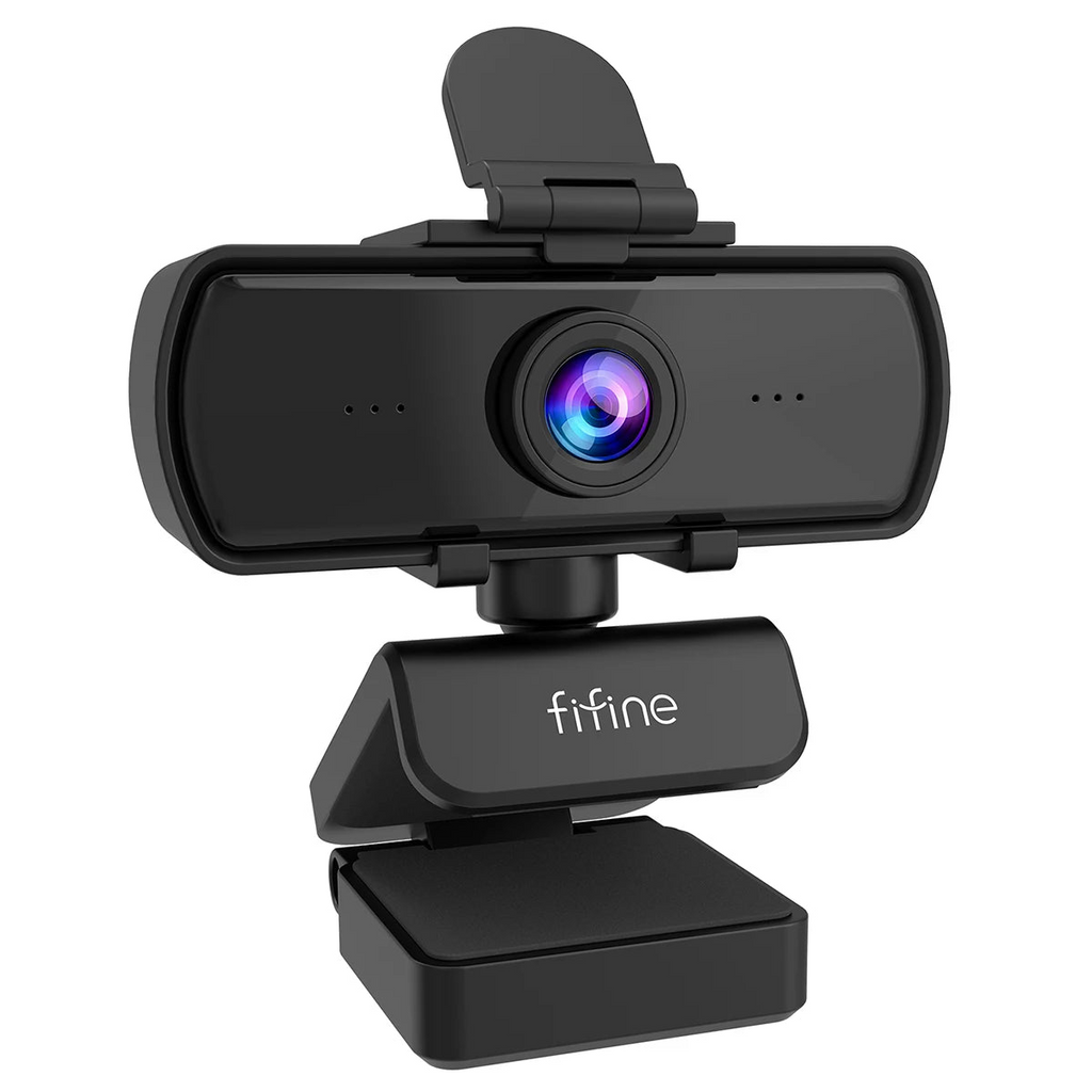 1440p Full HD USB Webcam with Microphone Tripod Black-0