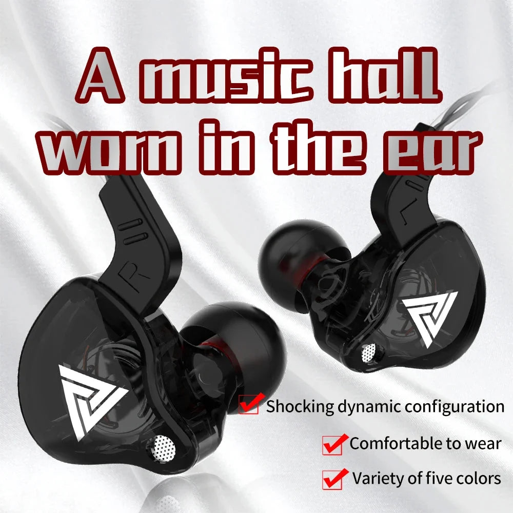 3.5mm Cable Wired Earphones QKZ AK6 HiFi Sound Quality Earphone With Wire Gaming Headset Gamer Headphones Bass Cheap Sale Earbud-1