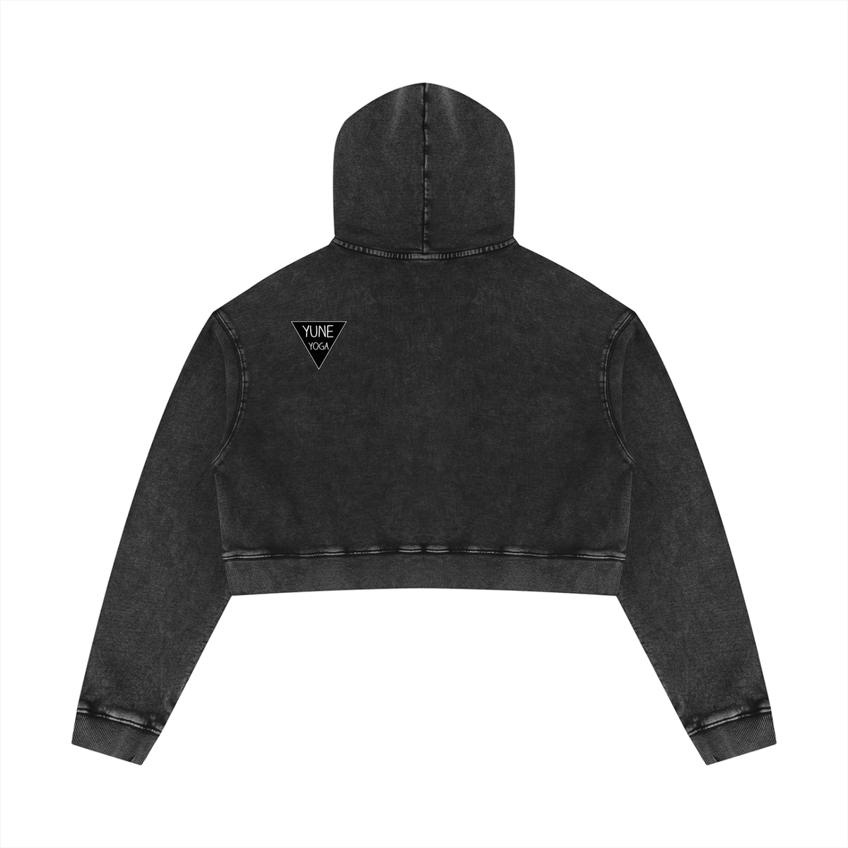 Women’s Mineral Washed Crop Hoodie