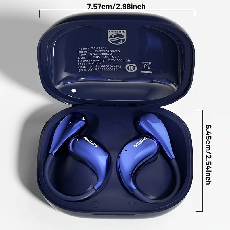 Wireless 5.4 Earphones with 360° Spatial Sound